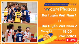 Trực tiếp chung kết: Đội tuyển Việt Nam 1 gặp đội tuyển Việt Nam 2