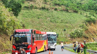 Tai nạn liên hoàn trên đường nối cao tốc Nội Bài - Lào Cai đến Sa Pa, 1 người tử vong