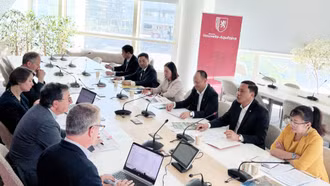 Họp bàn nội dung hợp tác giữa tỉnh Lào Cai và vùng Nouvelle Aquitaine (Pháp) giai đoạn 2025 - 2027