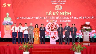 Báo Hà Giang kỷ niệm 60 năm ngày ra số đầu