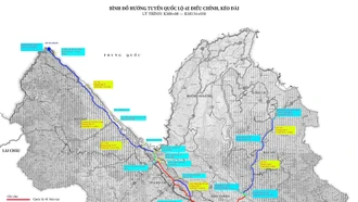 Điều chỉnh kéo dài Quốc lộ 4E nối từ xã Lùng Phình (Bắc Hà) đi Cột cờ Lũng Pô (Bát Xát)