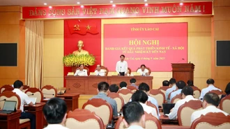 Thường trực Tỉnh ủy đánh giá kết quả phát triển kinh tế - xã hội từ đầu nhiệm kỳ đến nay