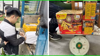 Bắt quả tang đối tượng vận chuyển pháo lậu tại huyện Bảo Thắng