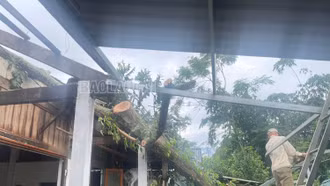 Văn Bàn: Mưa dông làm 1 người chết và thiệt hại nhiều tài sản