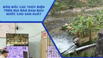 Đôn đốc các thủy điện trên địa bàn đảm bảo nước cho sản xuất