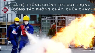 Cả hệ thống chính trị coi trọng công tác phòng cháy, chữa cháy