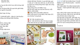 Nhộn nhịp bán hàng không rõ nguồn gốc trên các nhóm mạng xã hội