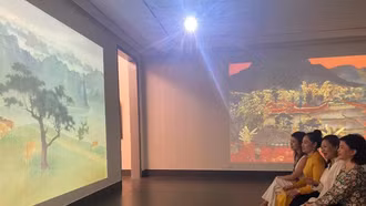 Trải nghiệm tranh phong cảnh đất nước bằng công nghệ đồ họa chuyển động