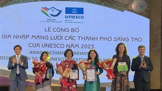 Hội An gia nhập Mạng lưới các Thành phố sáng tạo của UNESCO