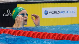 Kình ngư Kaylee McKeown phá kỷ lục tại Giải bơi vô địch Thế giới 2023
