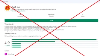 Giả mạo Cổng dịch vụ công quốc gia để lừa đảo chiếm đoạt tài sản