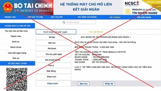 Mạo danh luật sư, giả mạo thông báo của Bộ Tài chính để lừa đảo