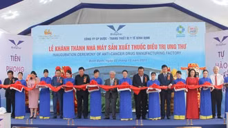 Khánh thành nhà máy sản xuất thuốc điều trị ung thư quy mô lớn nhất Việt Nam