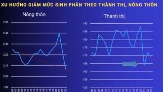 Báo động mức sinh ở Việt Nam thấp "chưa từng có"