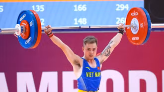 Cử tạ Việt Nam gánh vác trọng trách giành vé dự Olympic Paris 2024