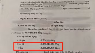 Vụ nợ 8,5 triệu bị tính lãi hơn 8,8 tỷ đồng: Khẩn trương điều chỉnh lại chính sách
