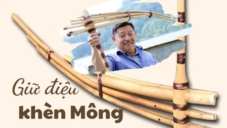 Giữ điệu khèn Mông