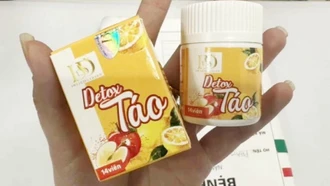 Bộ Y tế cảnh báo sản phẩm Detox Táo hỗ trợ giảm cân chứa chất cấm Sibutramin