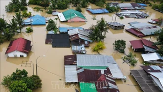 Malaysia: Lũ lụt khiến trên 6.000 người phải sơ tán