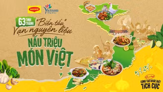 Phát hành bản đồ ẩm thực Việt trực tuyến đầu tiên