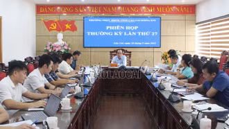 Thường trực HĐND tỉnh tổ chức phiên họp thường kỳ lần thứ 27