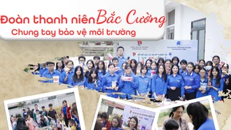 Đoàn Thanh niên phường Bắc Cường chung tay bảo vệ môi trường 