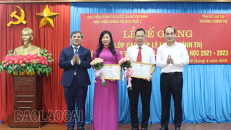 Bế giảng lớp Cao cấp lý luận chính trị hệ không tập trung