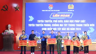 Liên hoan tuyên truyền, phổ biến, giáo dục pháp luật trong thanh thiếu niên cụm miền núi Tây Bắc Bộ năm 2024