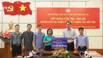 Thành phố Hồ Chí Minh hỗ trợ tỉnh Lào Cai 500 triệu đồng khắc phục hậu quả mưa lũ