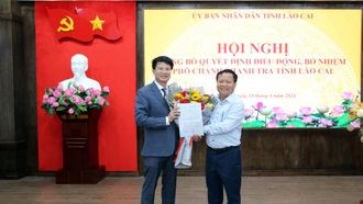 Bổ nhiệm Phó Chánh Thanh tra tỉnh Lào Cai 