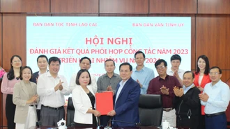 Ban Dân vận Tỉnh ủy và Ban Dân tộc tỉnh đánh giá kết quả phối hợp công tác năm 2023