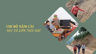 Chi bộ Nậm Cài học và làm theo Bác
