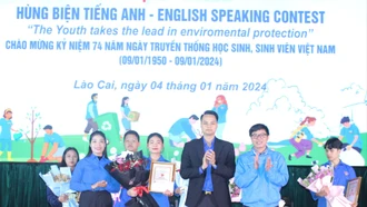 Trường Cao đẳng Lào Cai giành giải Nhất tại Hội thi hùng biện tiếng Anh trong học sinh, sinh viên năm 2024