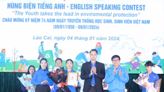 Trường Cao đẳng Lào Cai giành giải Nhất tại Hội thi hùng biện tiếng Anh trong học sinh, sinh viên năm 2024