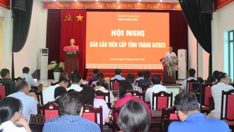 Hội nghị báo cáo viên cấp tỉnh tháng 6/2023