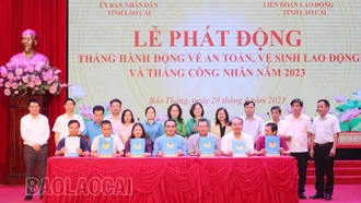 Phát động Tháng hành động về an toàn, vệ sinh lao động và Tháng công nhân năm 2023