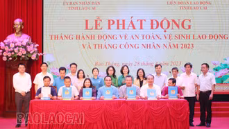 Phát động Tháng hành động về an toàn, vệ sinh lao động và Tháng công nhân năm 2023