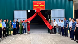 Khánh thành công trình Nhà đa năng Đồn Biên phòng Tả Gia Khâu