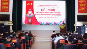 Lào Cai: Sơ kết 5 năm thực hiện nghị định của Chính phủ về khu vực phòng thủ