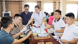 Tập huấn xét nghiệm ký sinh trùng sốt rét