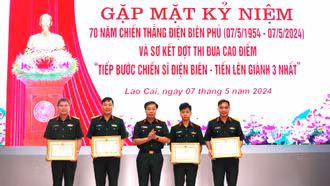 Bộ Chỉ huy Quân sự tỉnh: Gặp mặt kỷ niệm 70 năm Chiến thắng Điện Biên Phủ