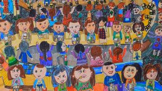 Hơn 400 tác phẩm được trưng bày tại Triển lãm Tranh thiếu nhi Toàn quốc 2023