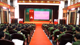 Công an tỉnh: Sơ kết 3 năm thực hiện công tác phòng chống tội phạm có tổ chức, tội phạm xuyên quốc gia 