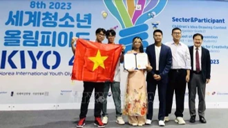 Học sinh Quảng Ninh đoạt HCV và Giải đặc biệt tại Olympic khoa học quốc tế Hàn Quốc