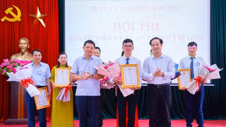 Mường Khương: Tổ chức thành công Hội thi Giảng viên lý luận chính trị giỏi