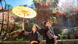 Tới Bản Cát Cát hòa mình trong điệu múa truyền thống các dân tộc 