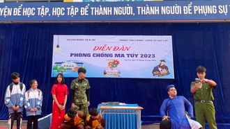 Hơn 500 học sinh tham gia diễn đàn phòng chống ma túy