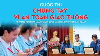 Ngày 9/10, bắt đầu Cuộc thi 'Chung tay vì an toàn giao thông' năm 2023