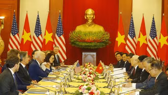 Tổng Bí thư Nguyễn Phú Trọng hội đàm với Tổng thống Hoa Kỳ Joe Biden