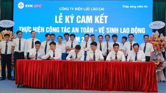 PC Lào Cai hưởng ứng Tháng hành động về an toàn vệ sinh lao động năm 2024